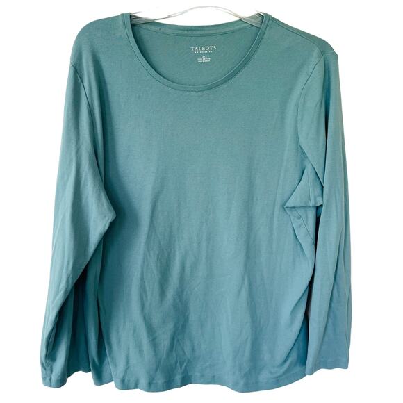 L.L. Bean Size 2X Moss Green Pullover T-Shirt Size 2X - Picture 1 of 9